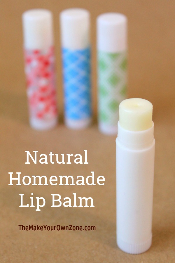 How to make natural homemade lip balm in small batches