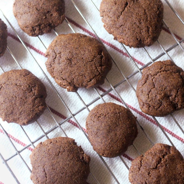 healthier molasses cookies