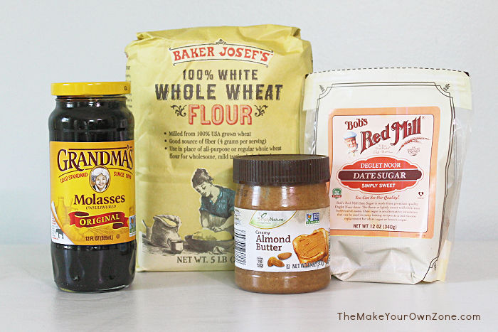 ingredients for molasses cookies