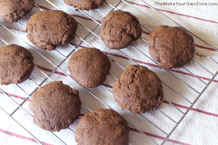 homemade healthier molasses cookie