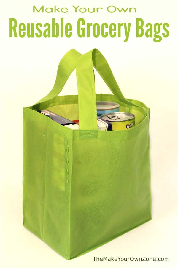 Make your own reusable grocery bags