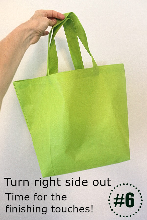 make your own reusable grocery bag