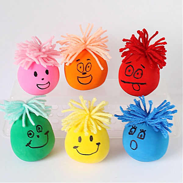 Homemade stress balls made from balloons
