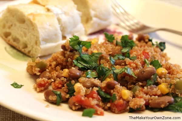 Recipe for mexican quinoa