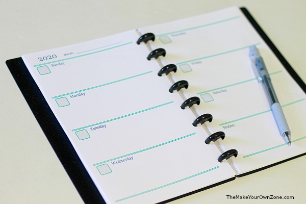 Free Printable Planner Pages for Arc Notebooks