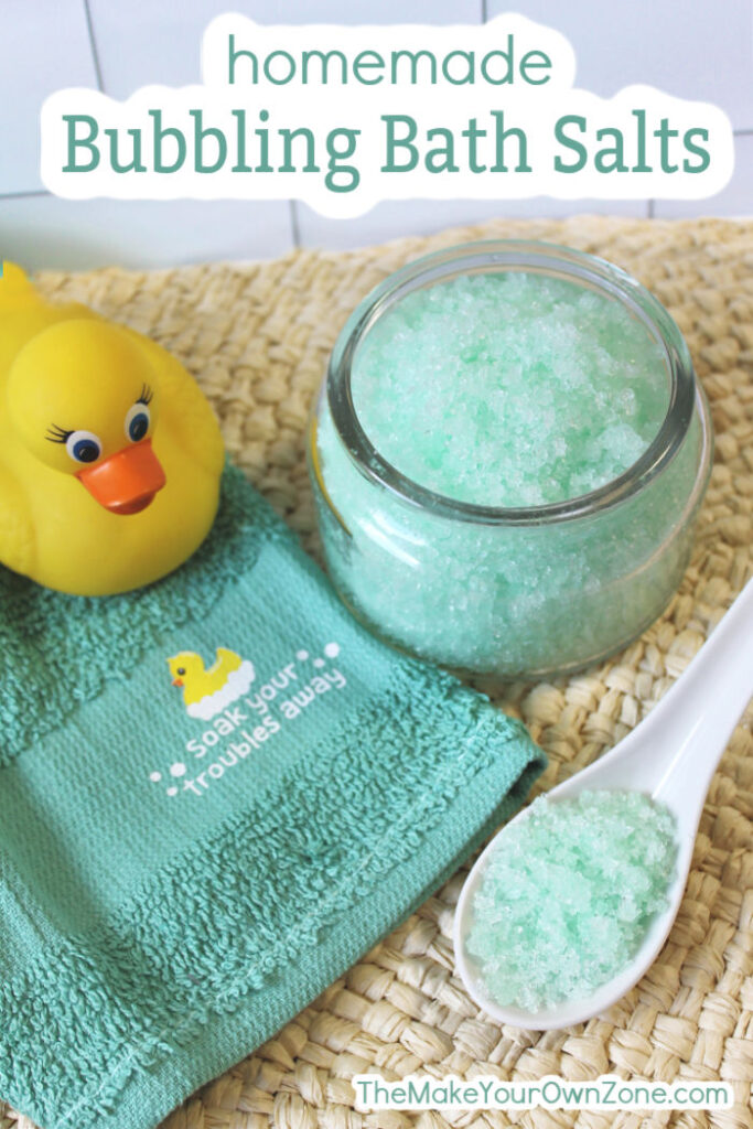 homemade bubbling bath salts