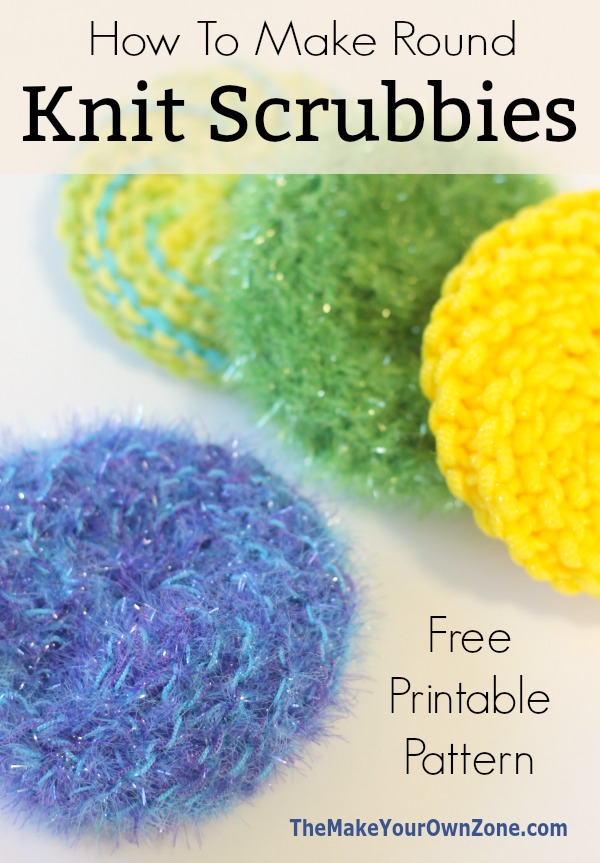 Round Knit Scrubby Pattern