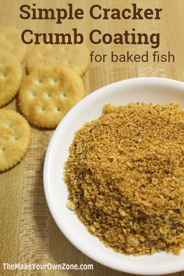 How to make a crumb coating for fish