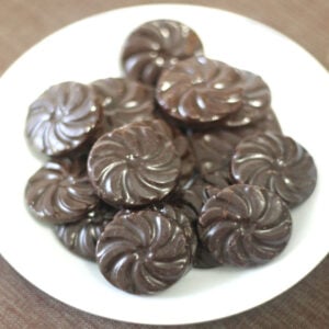 homemade chocolates made with agave