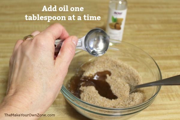 Make your own sugar scrub recipe