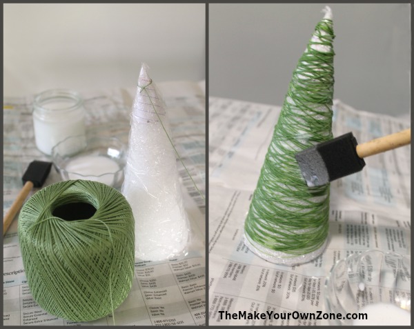 How to make a string Christmas Tree