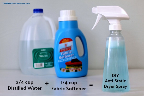 DIY Anti Static Spray and Getting Rid of Static Cling - Suburbia Unwrapped