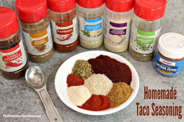 Make your own taco seasoning blend