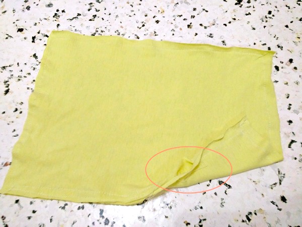 Upcycle cloth into napkins