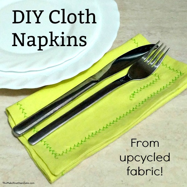 How to sew cloth napkins