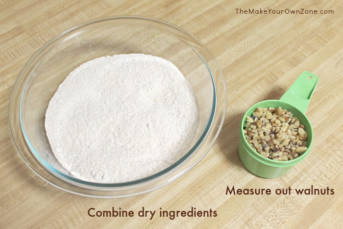 ingredients for raisin quick bread