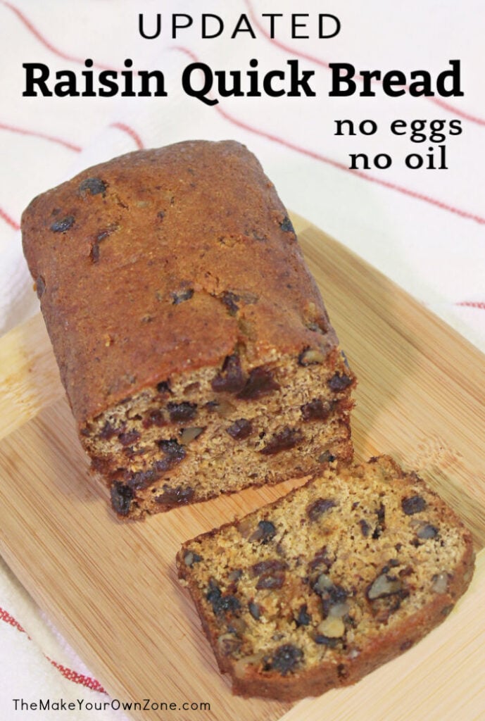 updated raisin quick bread