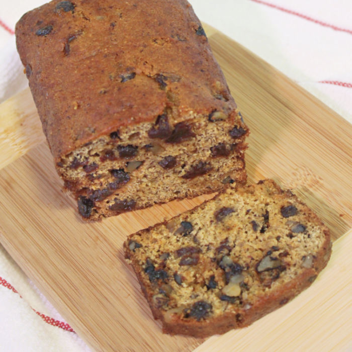 homemade raisin quick bread