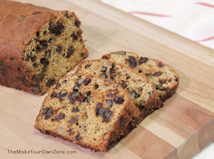 homemade raisin quick bread