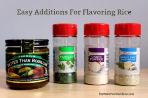 Simple Flavour Rice 3 Ways to Jazz Up Plain Rice - The Make Your Own Zone
