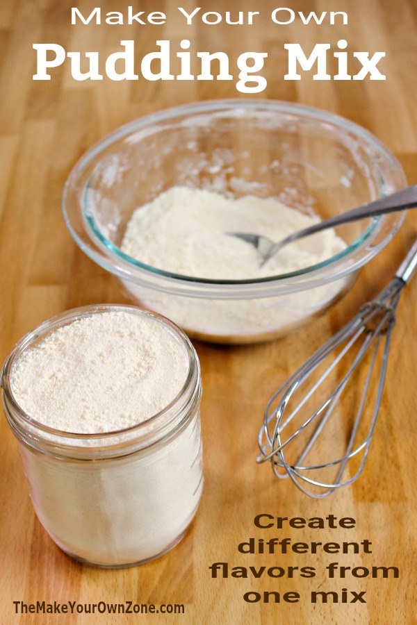 How to make a homemade pudding mix from scratch