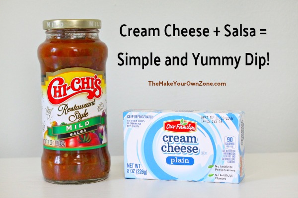 How to make cream cheese salsa dip