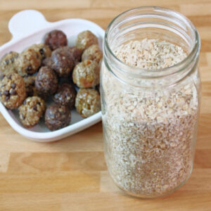 Make ahead energy bites pantry mix
