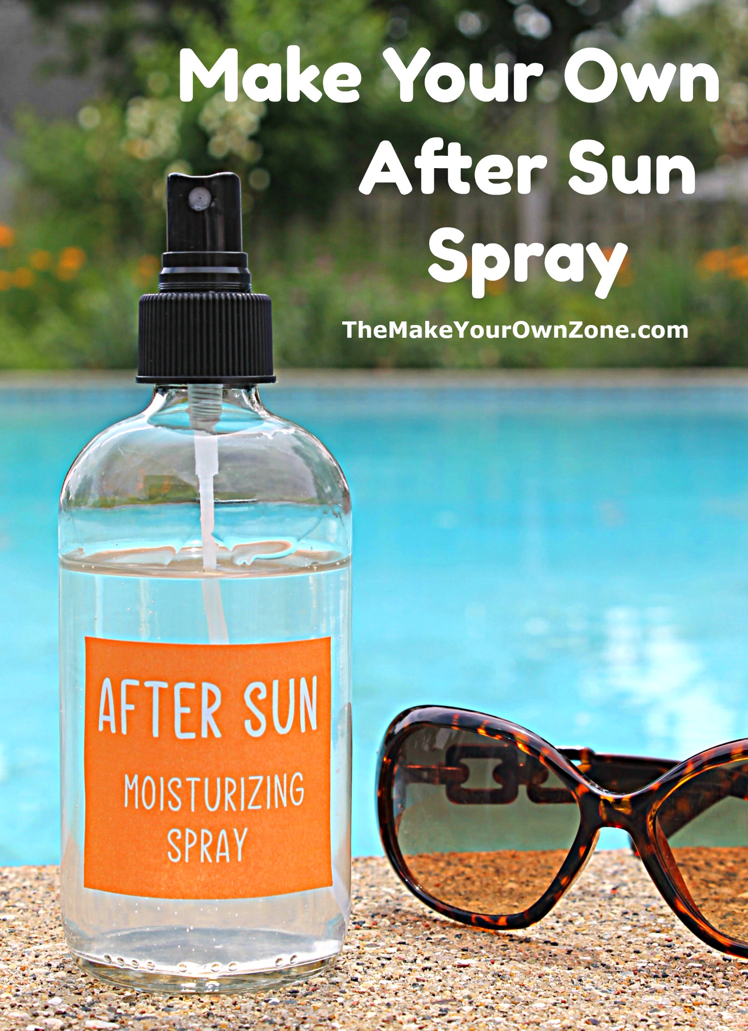 DIY After Sun Moisturizing Spray with Aloe Vera Gel