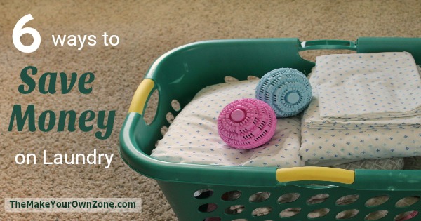 washer balls in a basket of laundry