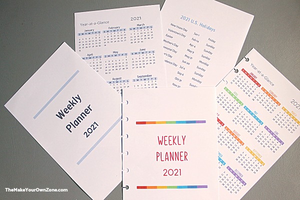 Make your own planner