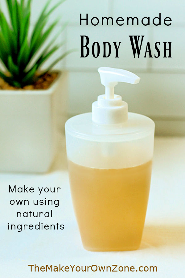 How to make homemade body wash
