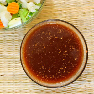 a bowl of homemade teriyaki sauce