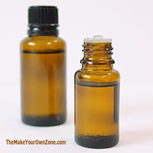 bottles of essential oils