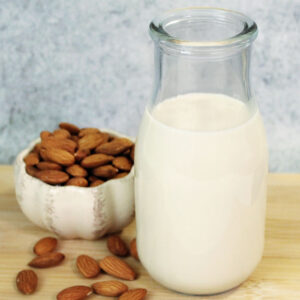 Homemade almond milk