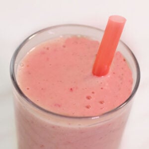 A homemade smoothie
