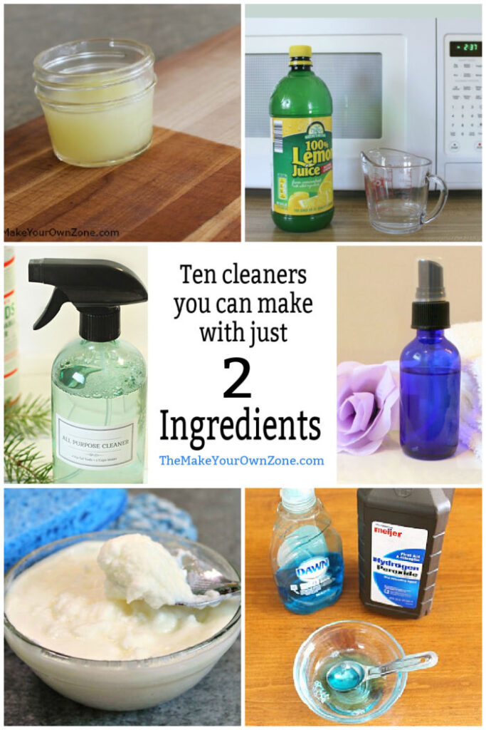 cleaners you can make with just 2 ingredients