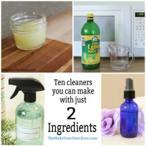 homemade cleaners you can make with only 2 ingredients