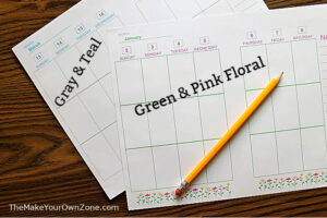 Free Printable Planner Pages {PDF Fillable} - The Make Your Own Zone