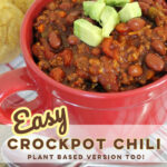 Easy crockpot chili recipe