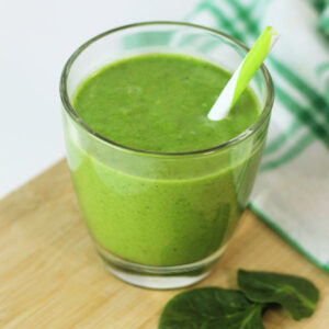Homemade green smoothie
