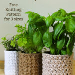 knit plant covers
