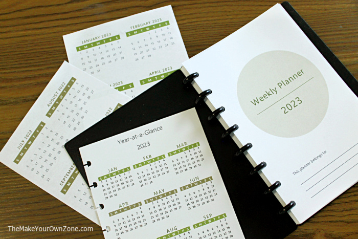 free printable planner pages