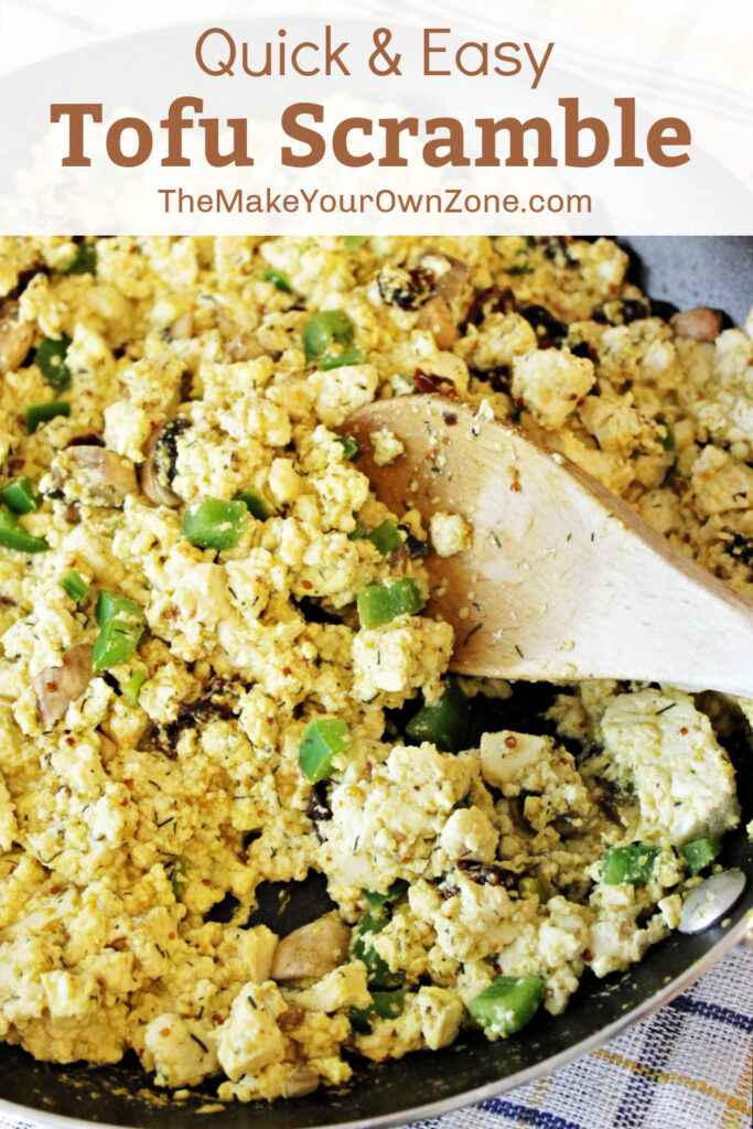 Simple Tofu Scramble - The Make Your Own Zone