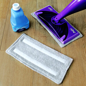 Swiffer wet jet with reusable homemade mop pad