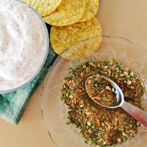 Homemade southwestern dip mix blend