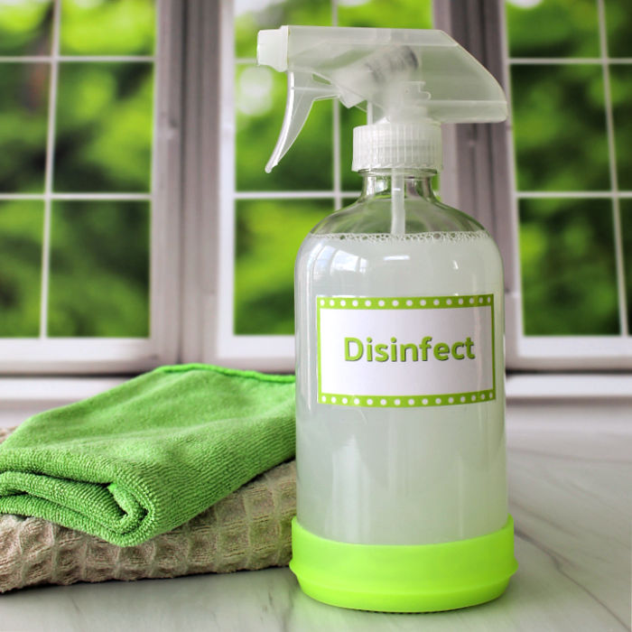 Homemade Disinfecting Spray Cleaner