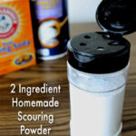 Homemade Scouring Powder in a shaker jar