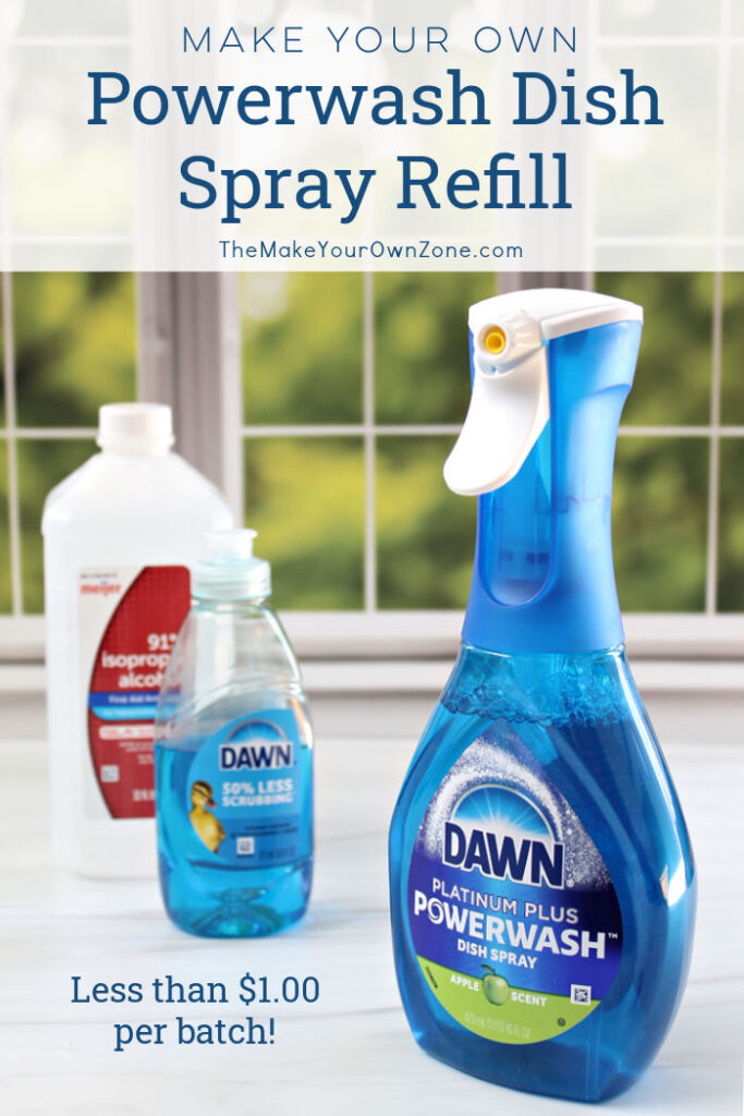 Homemade Dawn Powerwash Dish Spray Refill